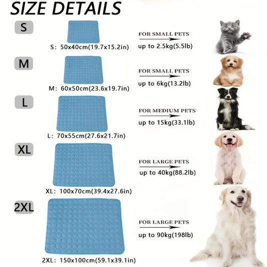 Cool Comfort Pet Mat – Cooling Bed for Dogs & Cats