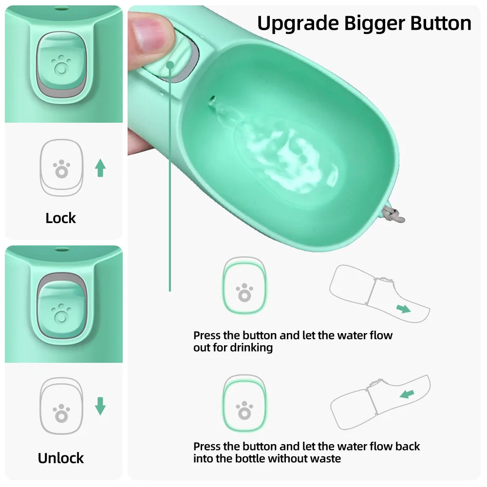 Portable Water Bottle for Pets