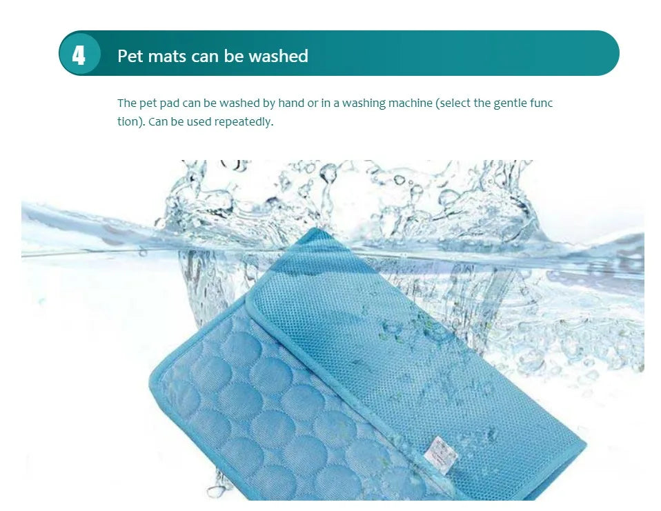 Cool Comfort Pet Mat – Cooling Bed for Dogs & Cats