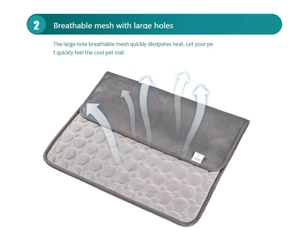 Cool Comfort Pet Mat – Cooling Bed for Dogs & Cats